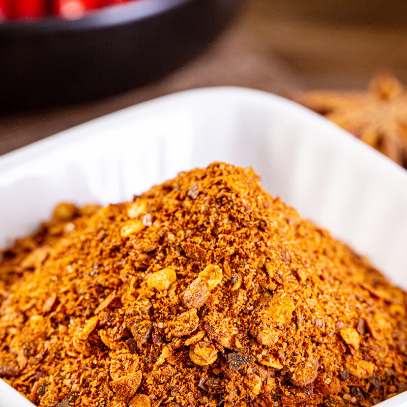 单山云南单山蘸水 家庭实惠装 五香辣椒面 烧烤油泼辣椒凉拌火锅干碟  单山蘸水200g