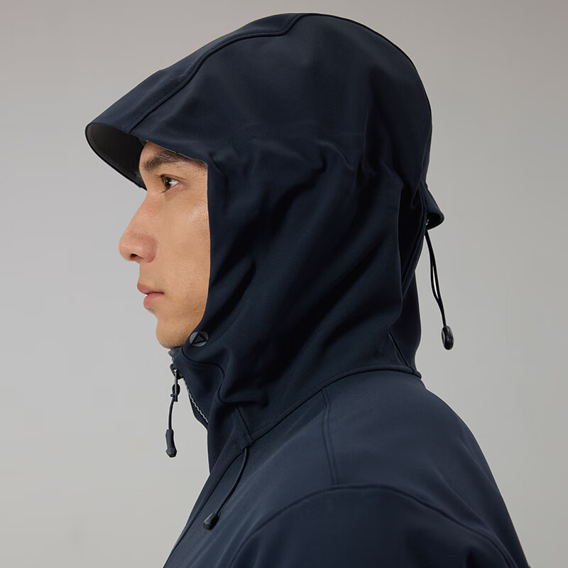 凯乐石（KAILAS）M8软壳衣户外登山耐磨弹力透气轻量防风连帽外套 男款-藏青蓝【M8 IC 弹力透气】 XL