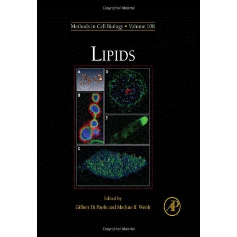 英文原版lipids, volume 108 ,血脂,第108卷(细胞生物学方法),精装