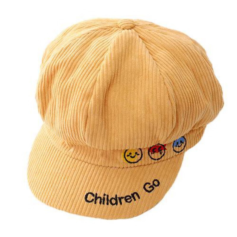 梦茜儿(mexemina)新品韩版儿童格子春秋画家帽宝宝帽子女男童八角帽童