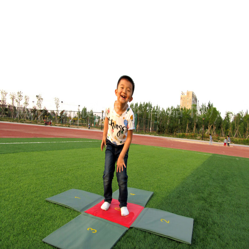 鑫华翔折叠十字跳垫玩具运动中性海绵体操垫儿童以上交叉防水拉伸垫