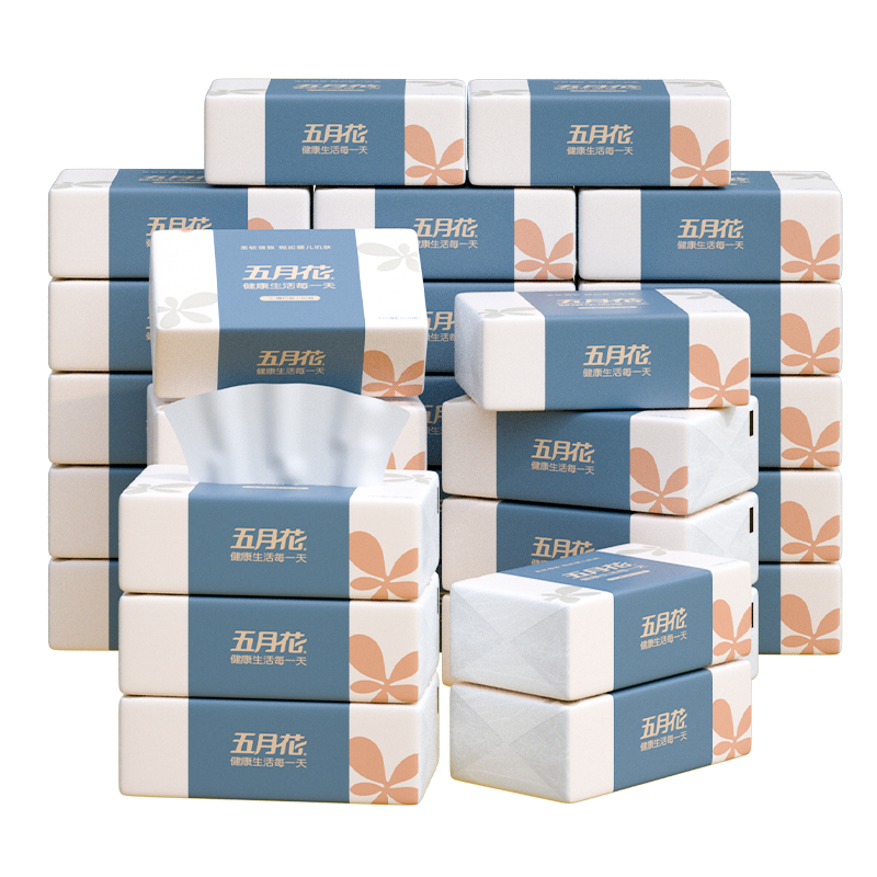 五月花抽纸-价格走势稳定，舒适度超乎想象|查询京东抽纸价格走势