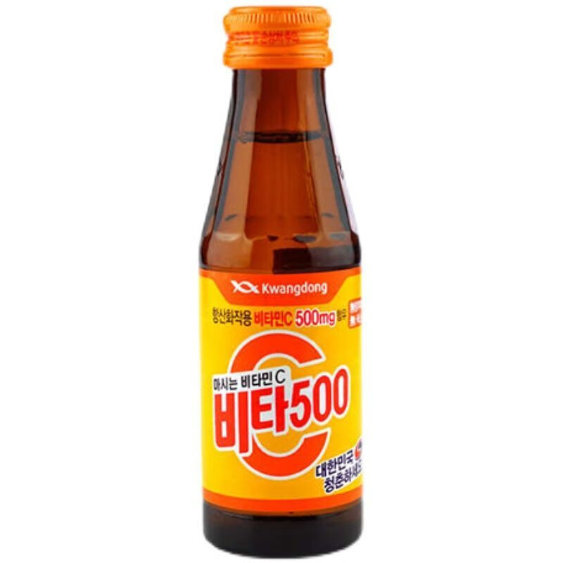 食怀韩国进口jennie维他500苹果味饮料玻璃瓶5瓶,10瓶维他命t神原装 5