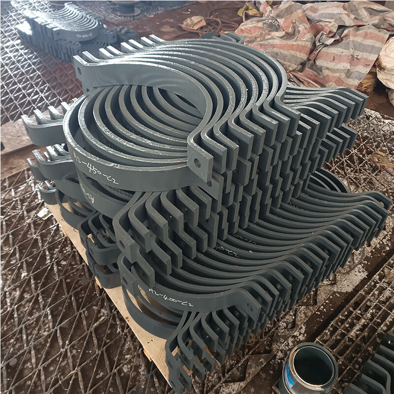 a5基准型双螺栓管夹扁钢管卡 电厂支吊架管道用抱箍