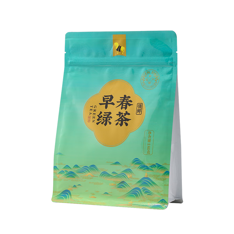 bamatea 八马茶业 新茶 早春云雾绿茶 绿茶春茶 茶叶自立袋装180g