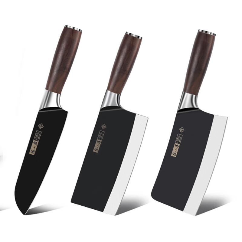 张小泉横野系列菜刀家用厨房刀具不锈钢切片刀切肉刀 切菜 斩骨刀 小