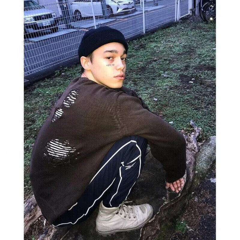 纹身贴字母alexander同款脸部纹身贴wakeup字母果汁卡通草本纹身贴