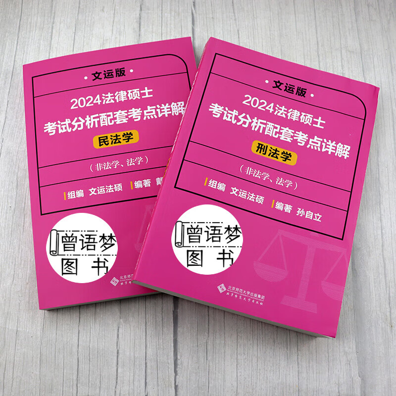 文运法硕2024年考试分析配套考点详解孙自立刑法学+戴 2024考点详解基础课民法+刑法