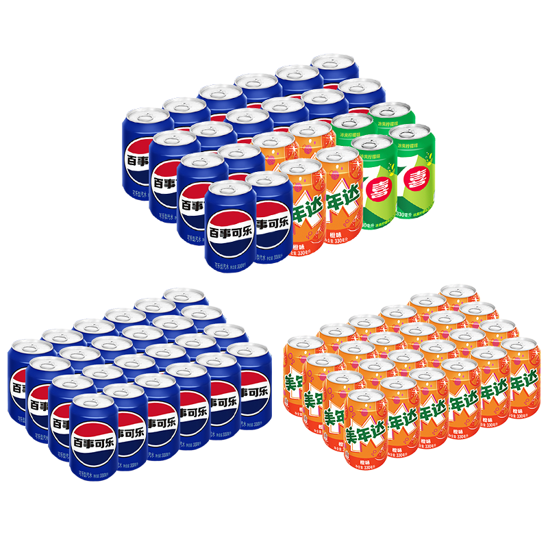 ¿ Pepsi ˮ 330ml*24+/7ϲ/16+4+4 +24116.9Ԫ