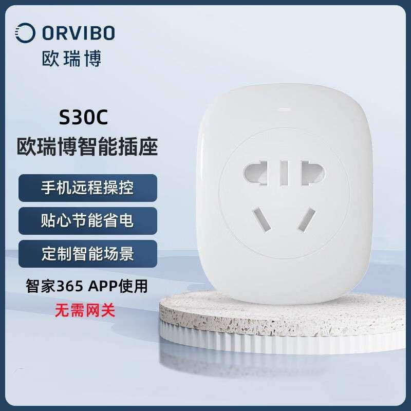 仁聚益S30C智能插座WIFI手机APP远程控制电信版支持智 S30C定制版(支持