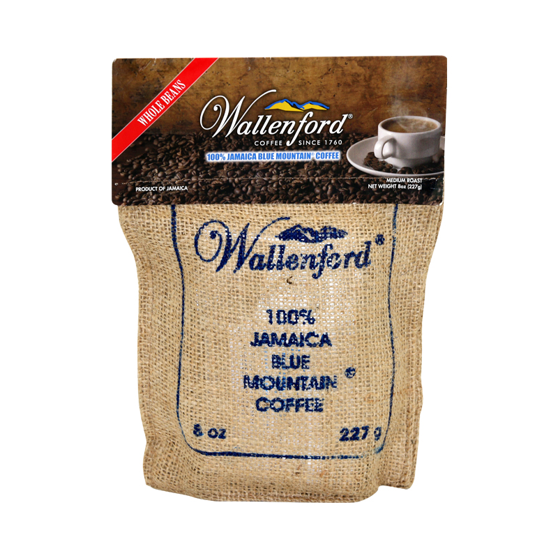 Wallenford 原装进口牙买加蓝山咖啡豆中度新鲜烘焙227g精品手冲黑咖啡