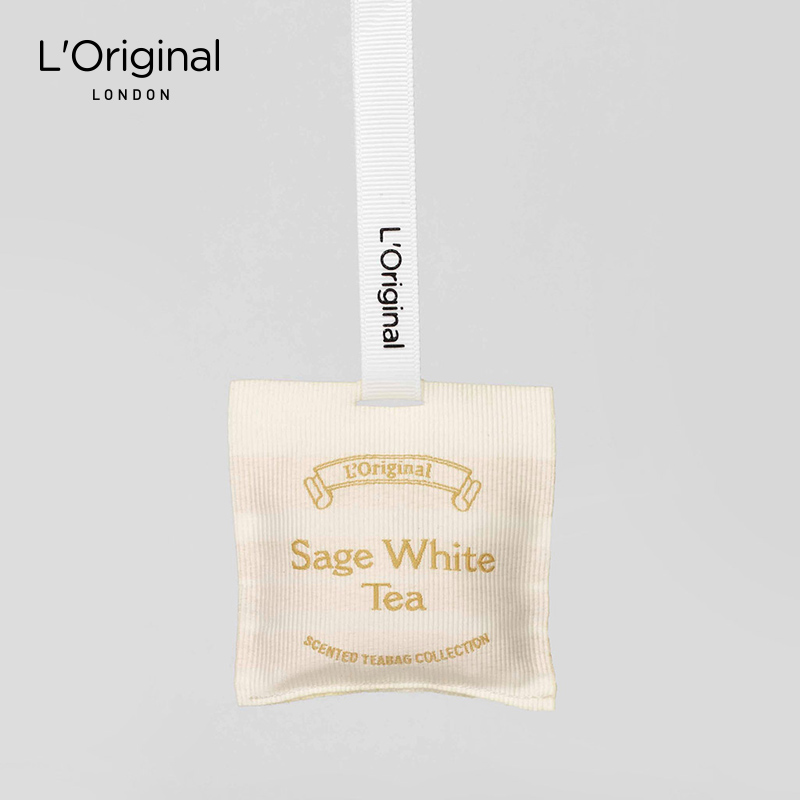 L'original洛瑞欧车载香薰香氛持久淡香英国轻奢汽车香水香包除异味清新天然 2盒【皇家红茶+鼠尾草白茶】