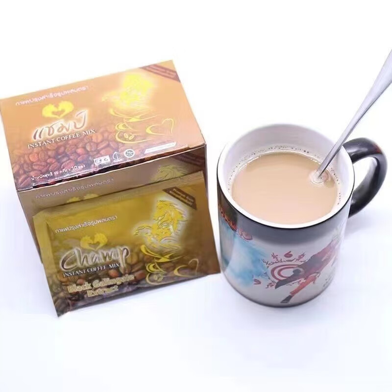 胜利咖啡小老虎金马男士用成人能量黑咖啡 胜利咖啡【1盒/10袋】