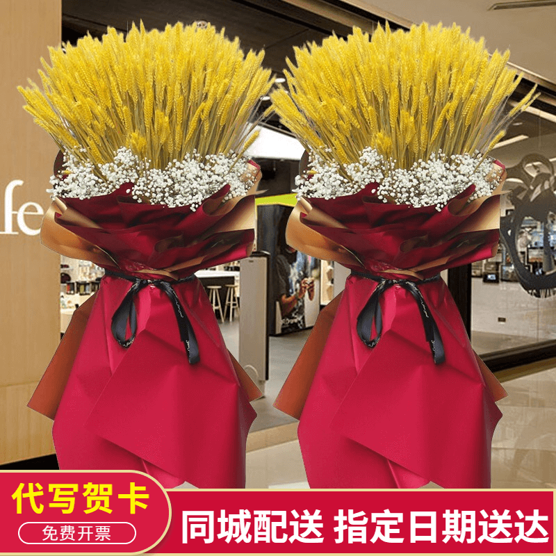 艾斯维娜开业花篮一对乔迁商务用花开张演出祝贺大麦花篮全国同城花店配送 开业花篮1对——红红火火怎么样,好用不?