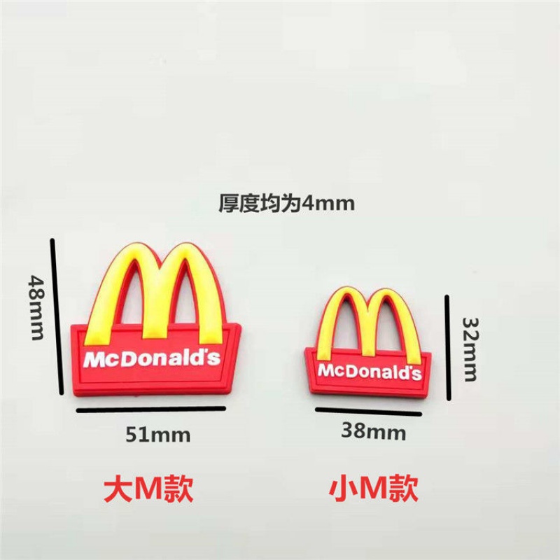麦当劳车标标志奔驰amg改装 金拱门立体字牌字标amg车