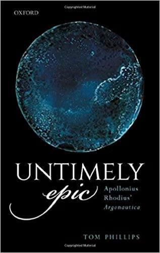 预订untimely epic: apollonius rhodius argonautica