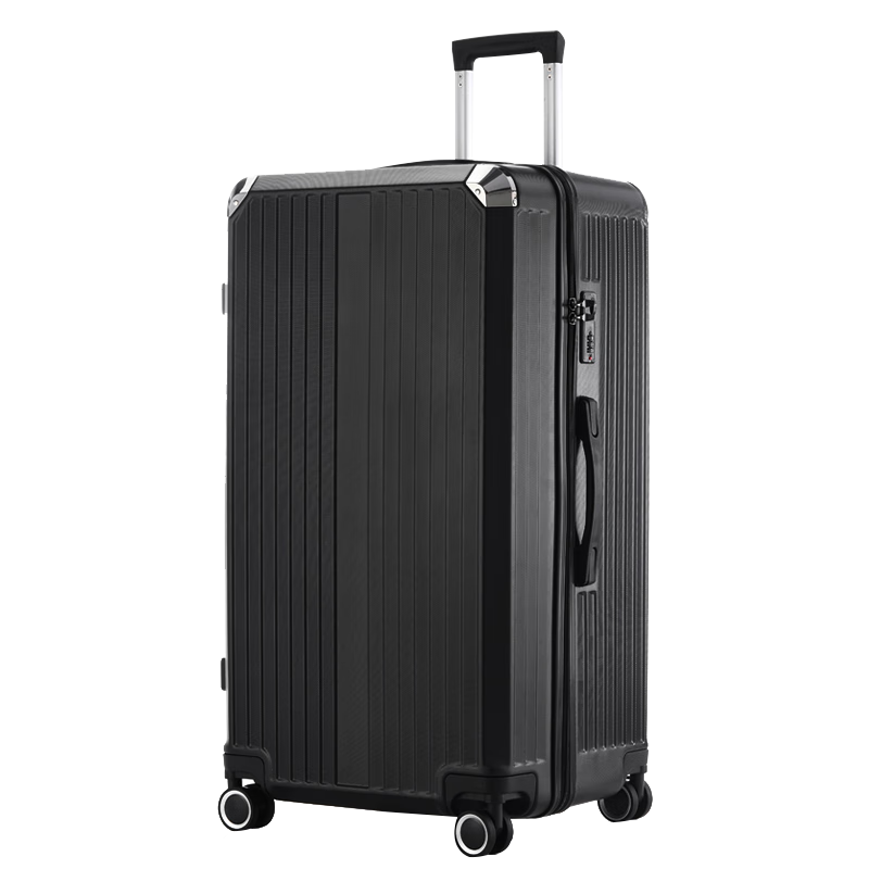 梵地亚行李箱男32英寸大容量皮箱子超大号拉杆箱大尺寸女旅行箱密码箱黑