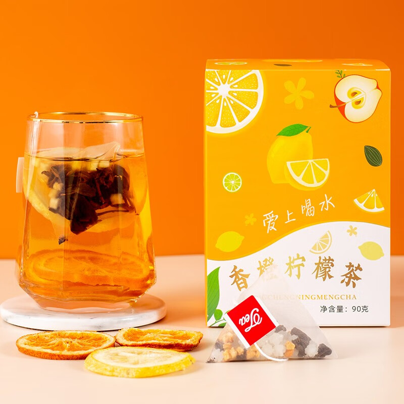 冰糖雪梨桂花茶蜜桃乌龙水果茶果粒茶白桃茶包冷泡茶花果茶果蜜茶学生