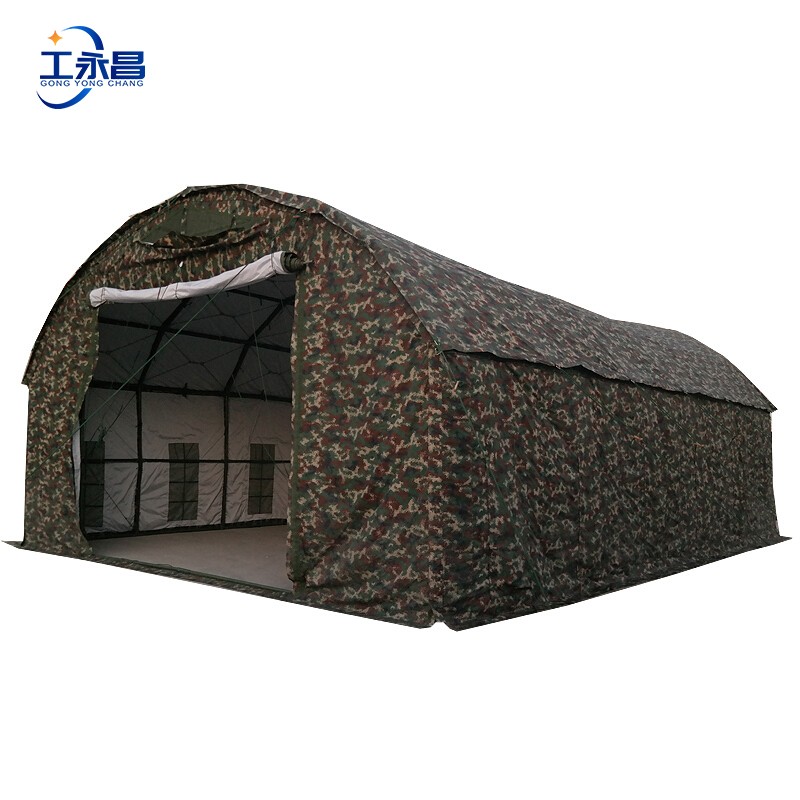 10×18米拱形指挥棉帐篷 户外野营加厚指挥帐篷 10×18米拱形指挥棉