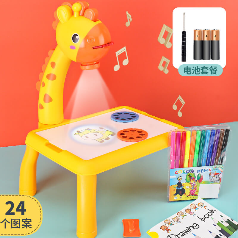 【姒桀】小鹿过家家绘画机版儿童智能玩具5-10岁男女孩 新绘