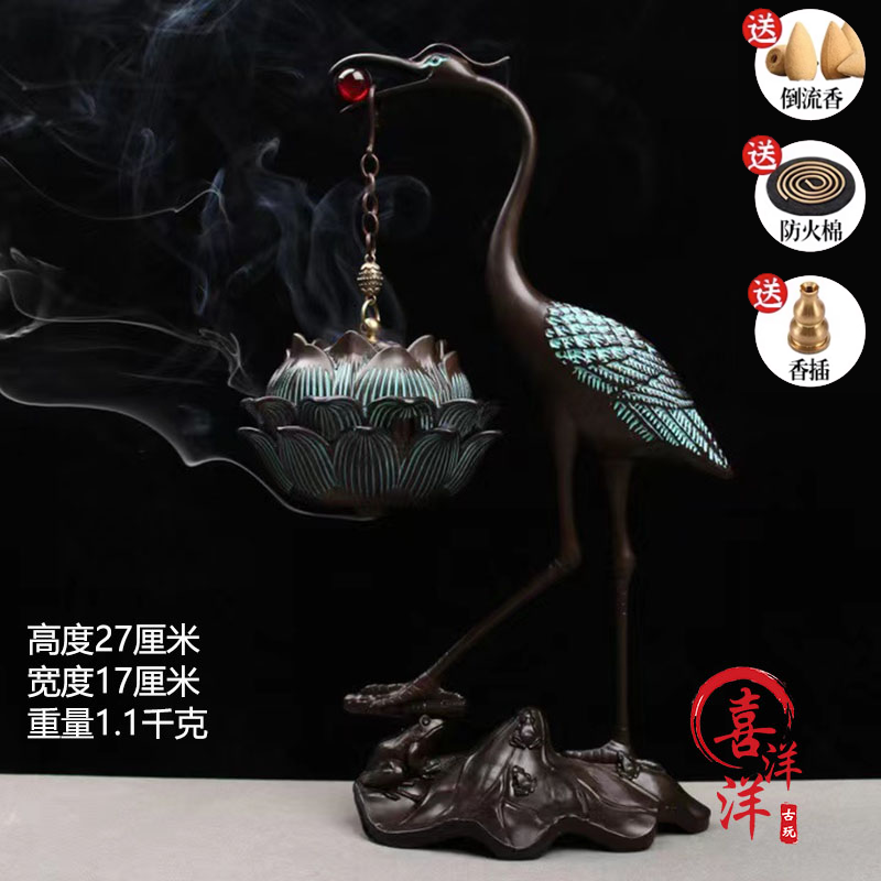 古びた蔵『清 銀塗金點翠福壽紋 発簪』極細工 置物 擺件 古賞物 古美術