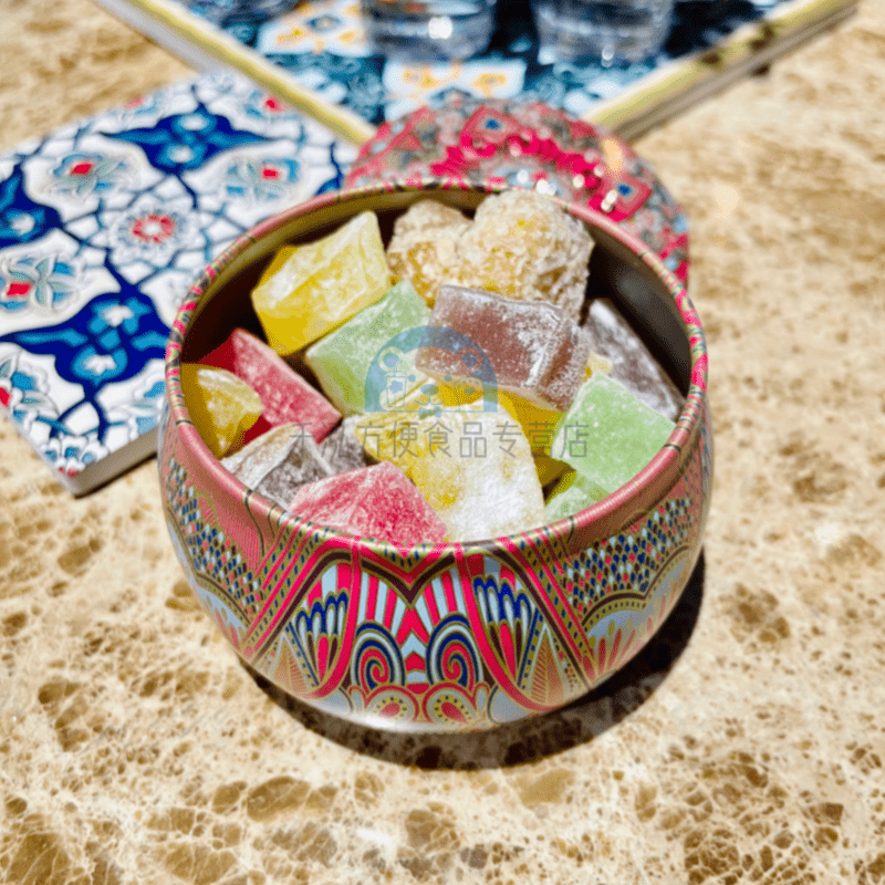俏滋郎土耳其软糖100克turkish delight儿童零食过年混合水果椰蓉配