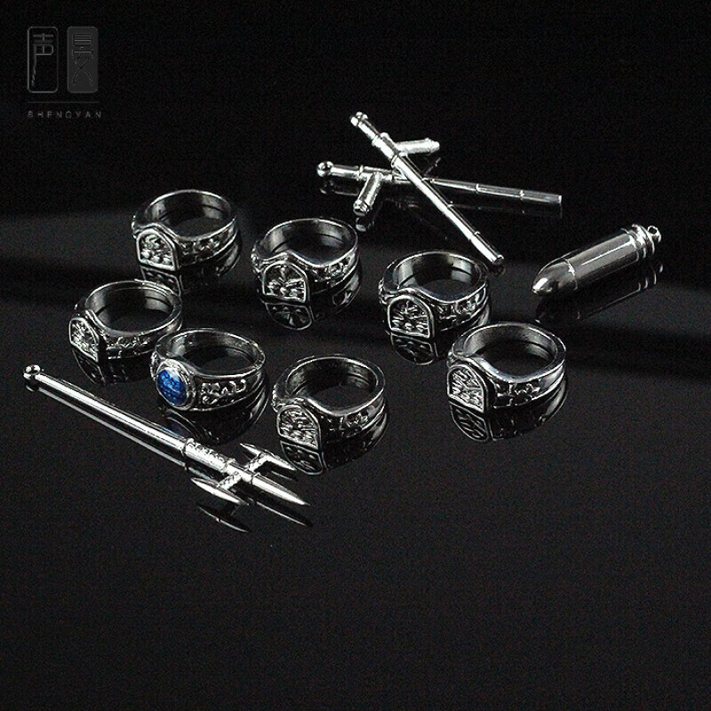 彭格列西蒙玛雷地狱戒指ver周边收藏cos装备配饰 彭格列初代贈项链