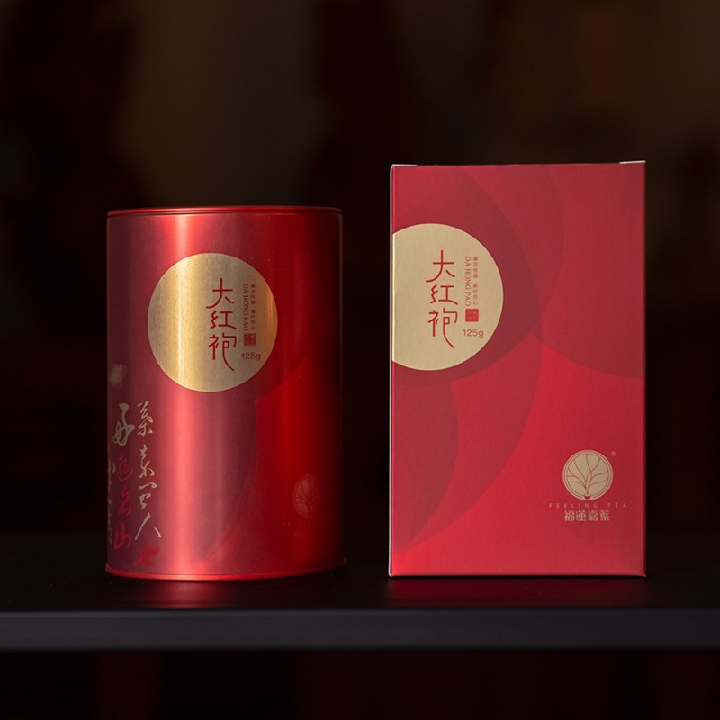 福莲嘉叶·随心茶园 红罐大红袍 武夷山 乌龙茶 岩茶 茶叶 红色 含量