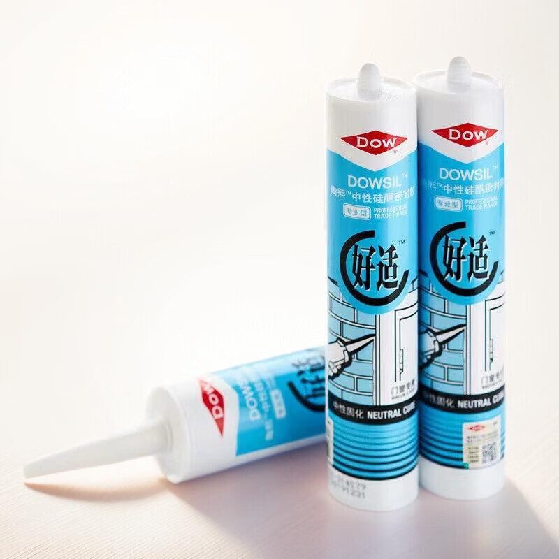 陶熙(dowsil)好适中性硅酮密封胶陶熙硅胶门窗用dow玻璃胶白色半透明