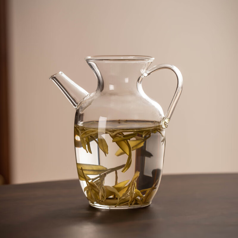 茶云艺云夏日冰茶玻璃茶壶茶具家用西湖龙井绿茶泡茶器轻奢功夫茶盘