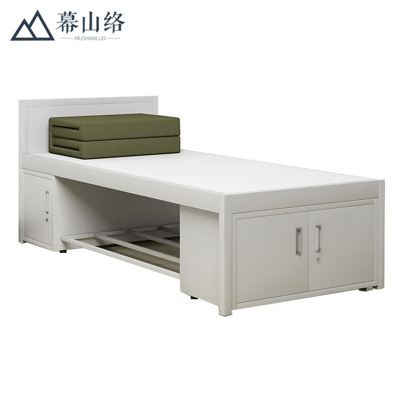 幕山络 应急单人制式营具床200*90*81cm消防单人组合床 消防单人床