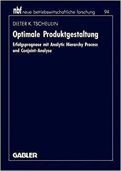 预订 optimale produktgestaltung