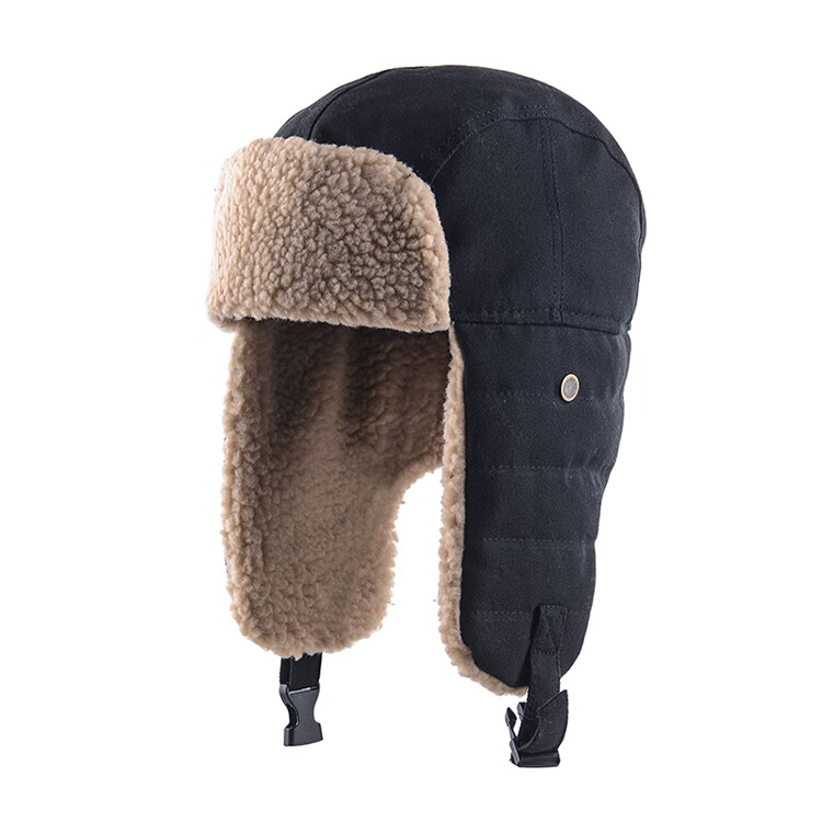 歌珀尼冬季狗皮帽子东北男士棉帽骑车护耳帽子冬天保暖飞行员防寒帽