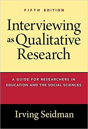 预订 interviewing as qualitative research: a guide for