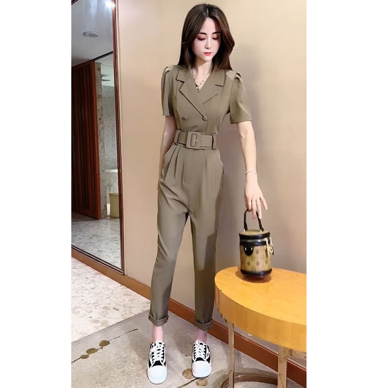 仕凡一矮个子裤子衣服女装夏天连体裤女春夏欧货高级感工装女夏20