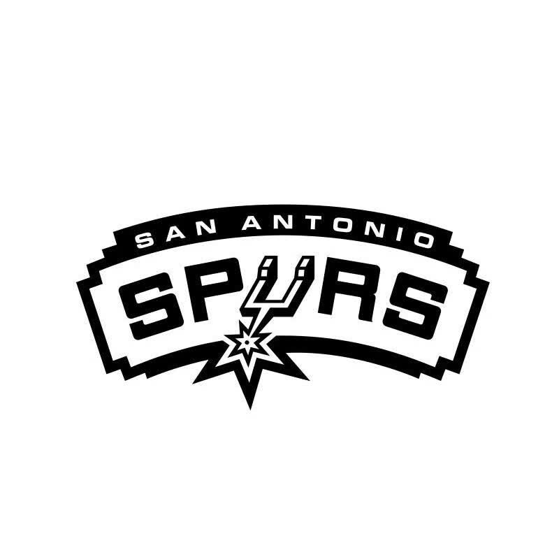 nba邓肯车贴篮球汽车贴纸篮球球星马刺队gdp创意个性拉花反光贴 马刺