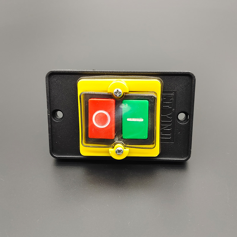 殿荣电动套丝机配件启动按钮防水开关 2寸防水开关