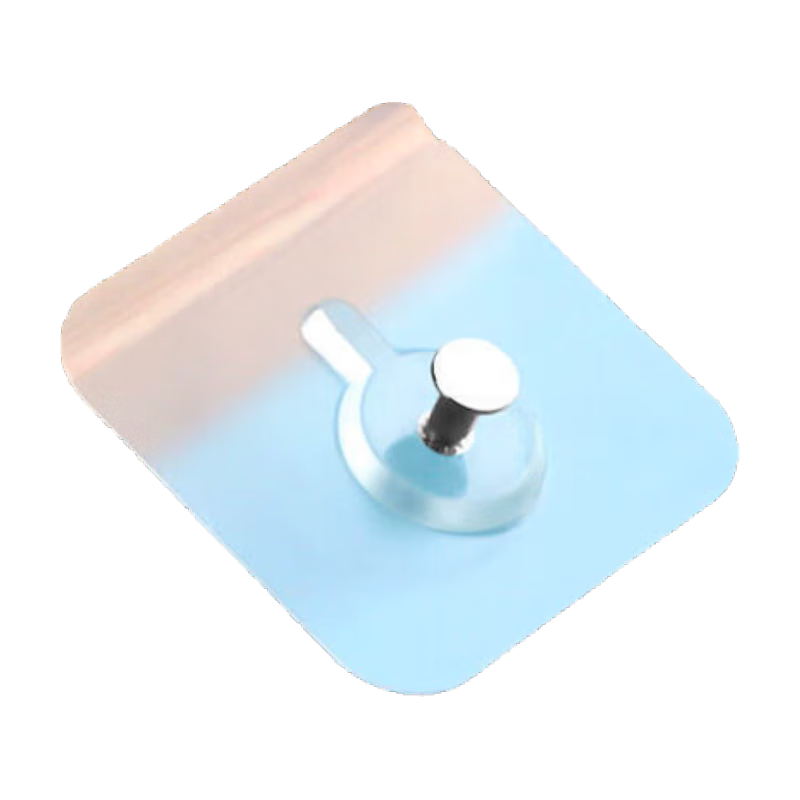 京东物流 挂钩免打孔不锈钢挂钩无痕钉强力承重透明无痕门后 不锈钢挂钩【10个装】