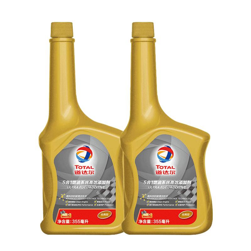 道達爾Total 5合1燃油寶高效 汽油添加劑 355ml 2瓶裝 乙醇汽油適用