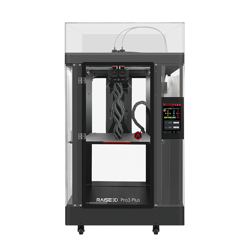 Raise3D复志科技打印机 Pro3 Plus工业级高精度大尺寸双喷头三维立体打印机 行业设计应用推荐