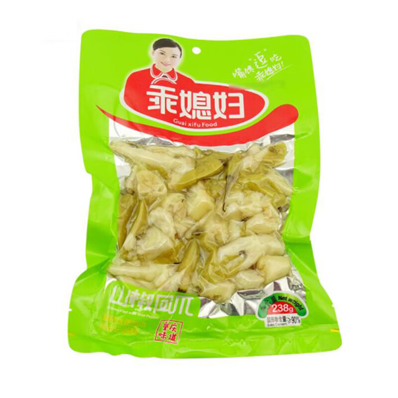 乖媳妇山椒凤爪 238g x2袋装 泡椒凤爪 休闲办公室零嘴零食品辣