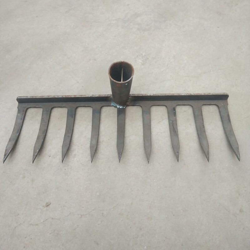 9齿钉耙 农具草耙子 九齿耙 松土铁耙落叶耙 农用园艺工具种菜 九齿耙