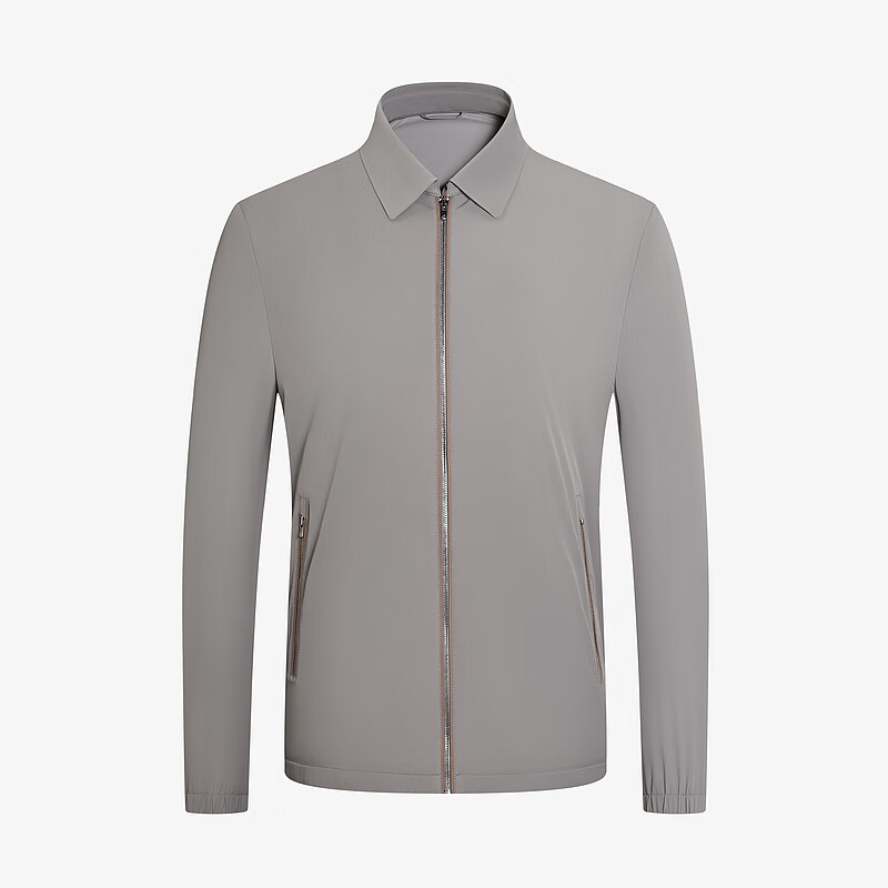 MAYOR男装 秋季商务时尚翻领卡其单茄克 卡其 M (170/92A)