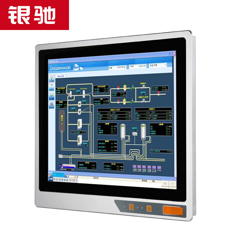 银驰（INCEER） 银驰 工控一体机嵌入式壁挂工业触摸屏无风扇全封闭前置开关USB智能PLC组态王 17.3英寸【电容触摸】 全封闭i3/4G/128G/WIFI