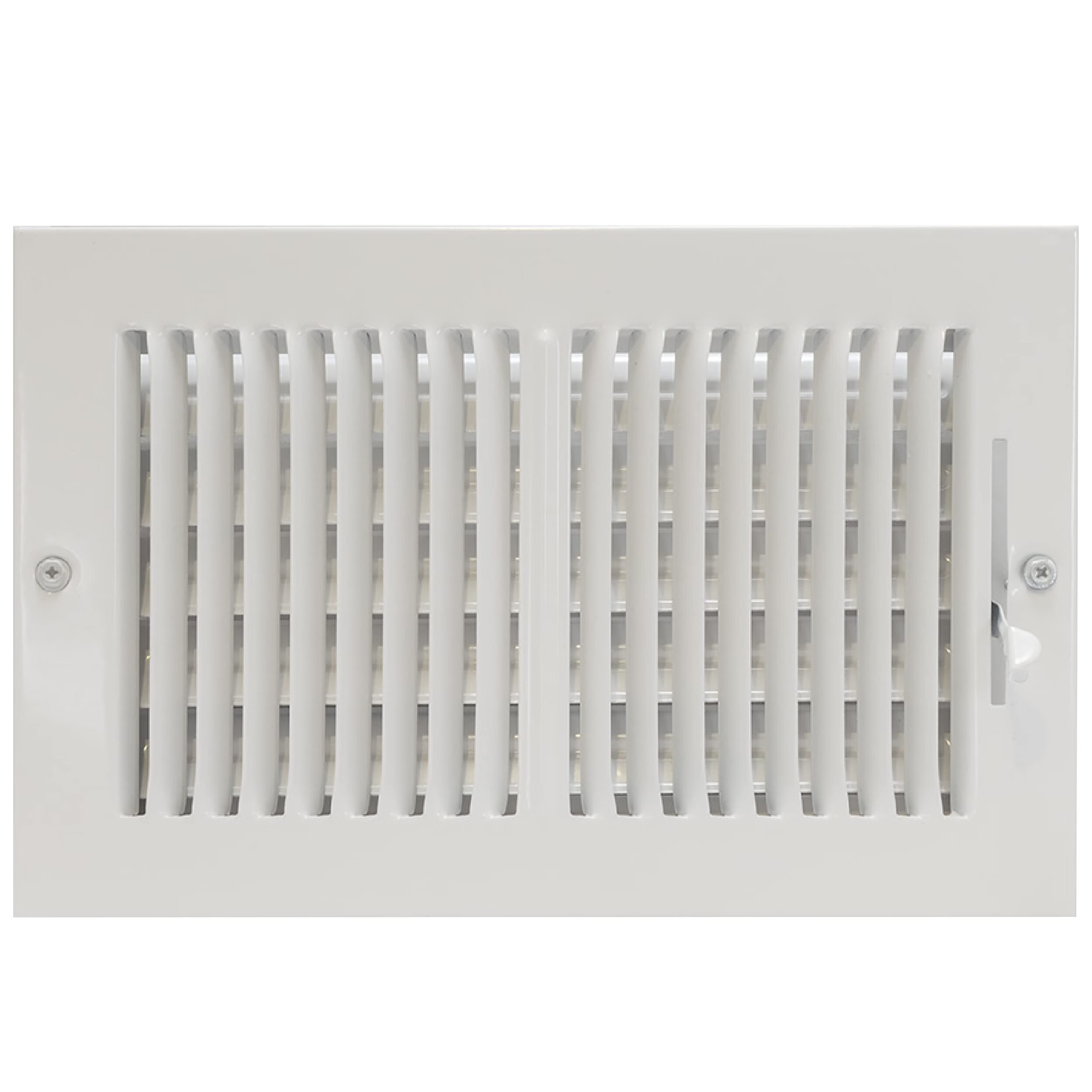 EZ-FLOEZFLO 白色通风口盖 向通风寄存器 实心钢暖通空调盖