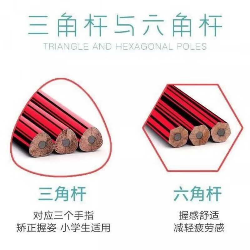 【现发】50支铅笔一年级小学生书写HB铅笔铅笔儿童学习文具用品 50支铅笔 经典款铅笔