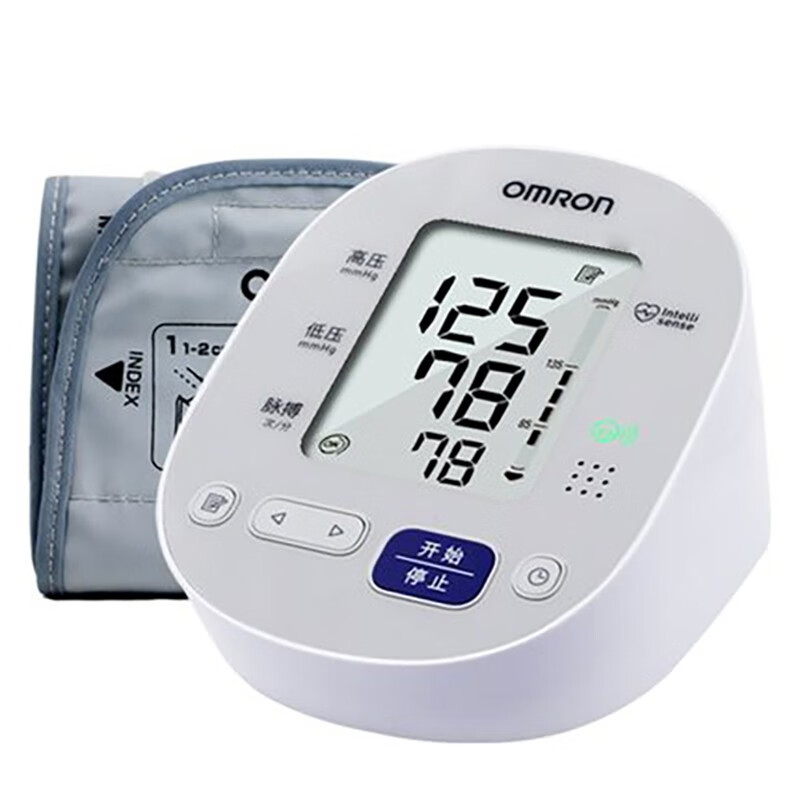 欧姆龙（OMRON）上臂式电子血压表高精准度臂式家用血压测量仪医用医用级血压计器