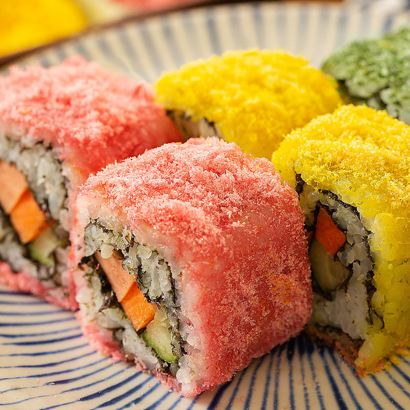 花仙笙(gearss)寿司樱花粉鱼松粉调味料紫菜包饭寿司卷日式寿司料理店