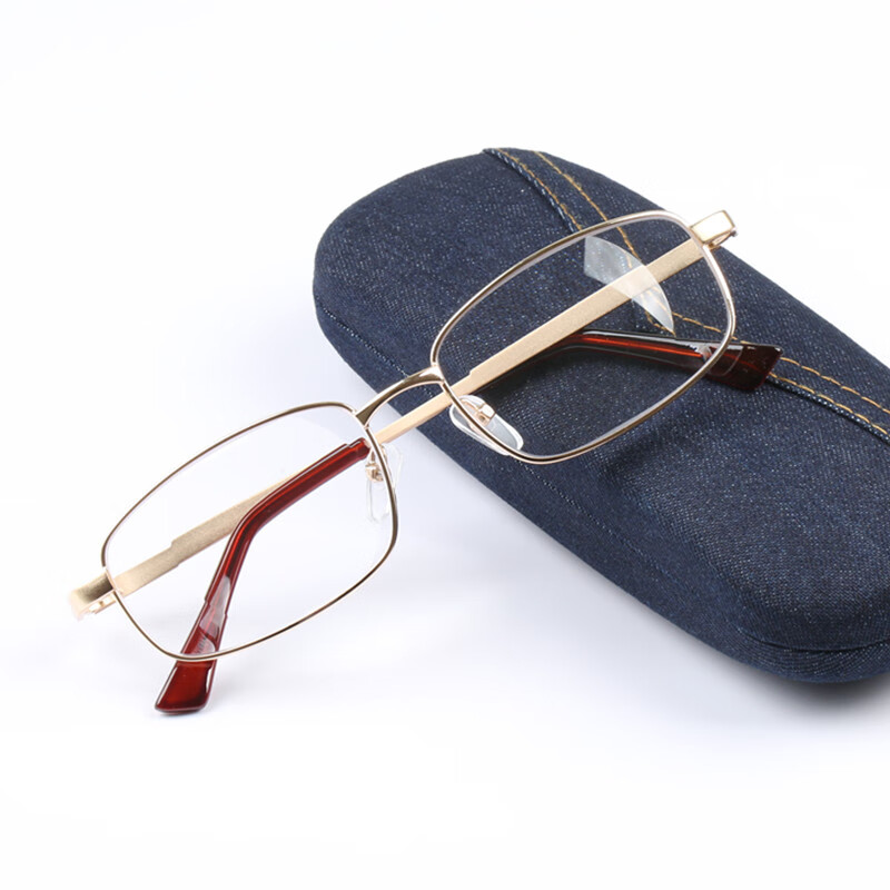 老花镜高清耐磨配度数高老化眼镜中老年人轻便看近老人老光镜  100度