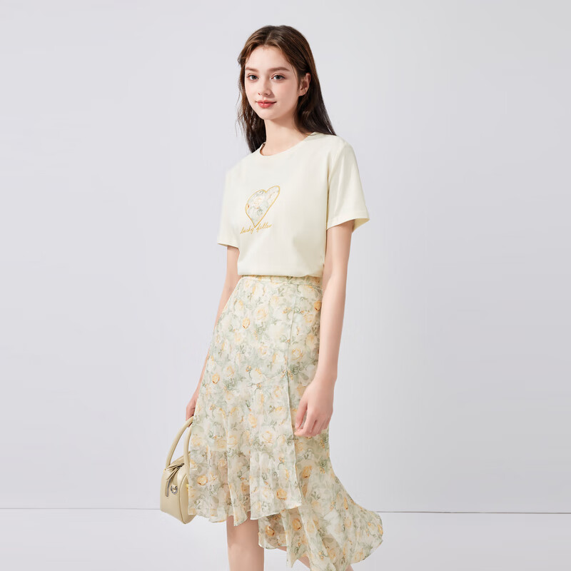 ��ˮ����ɭϵС������װ��װ�¿�����T��������βŮ ���� XL